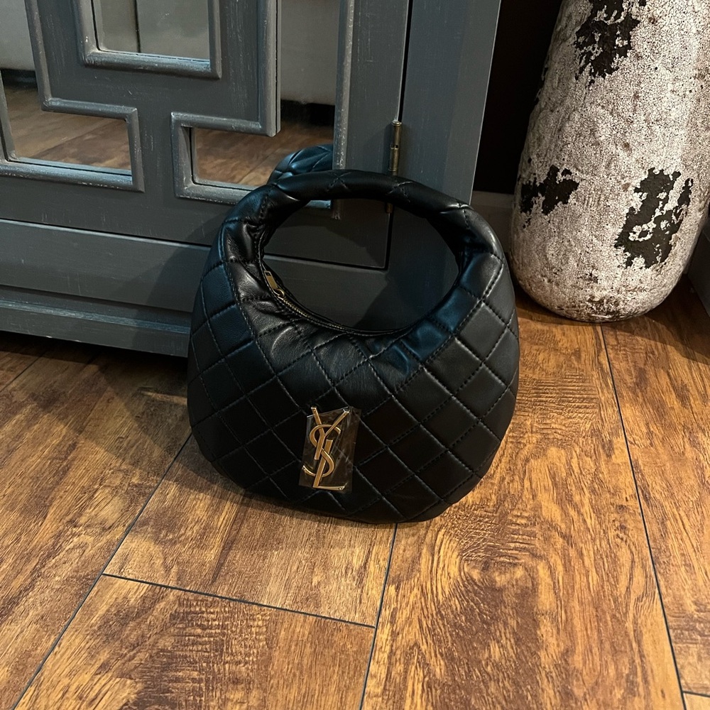 YSL Small Quilted Black Handbag
